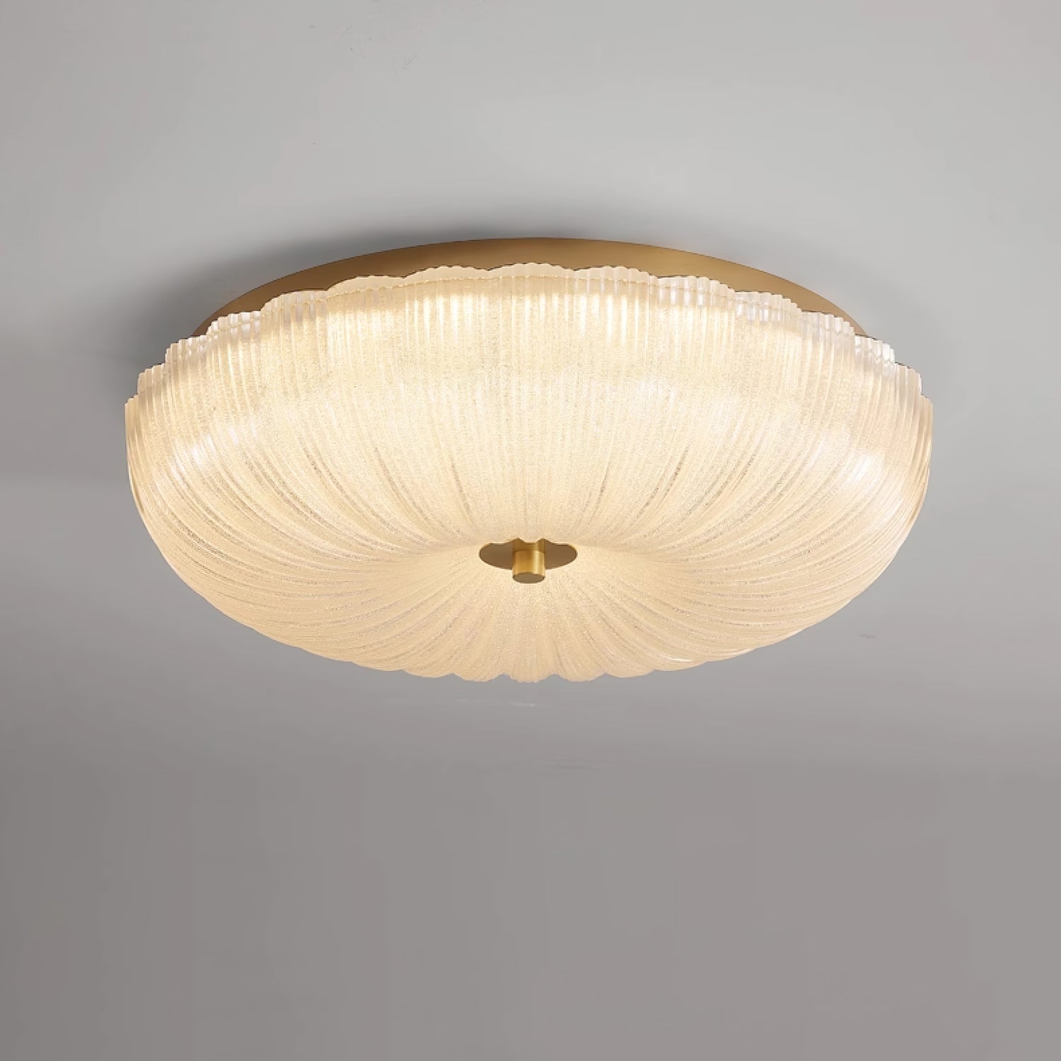 Dimmable LED Frosted Glass Flush Mount Ceiling Light
