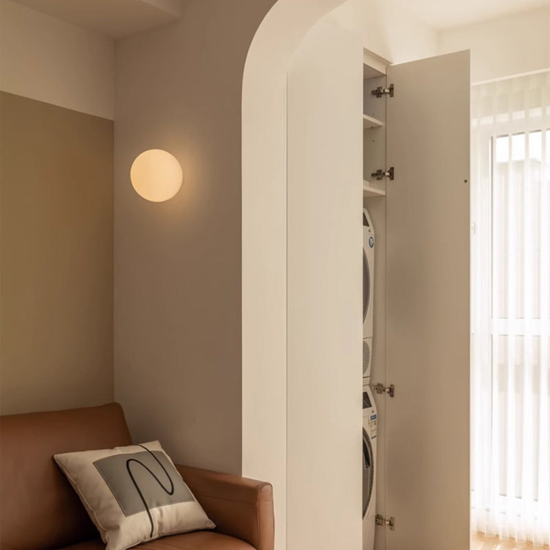 Dimmable LED Opal Glass Flush Mount Ceiling Light