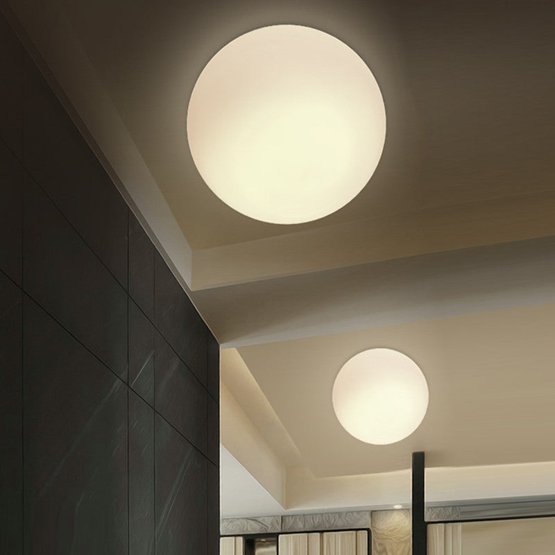 Dimmable LED Opal Glass Flush Mount Ceiling Light