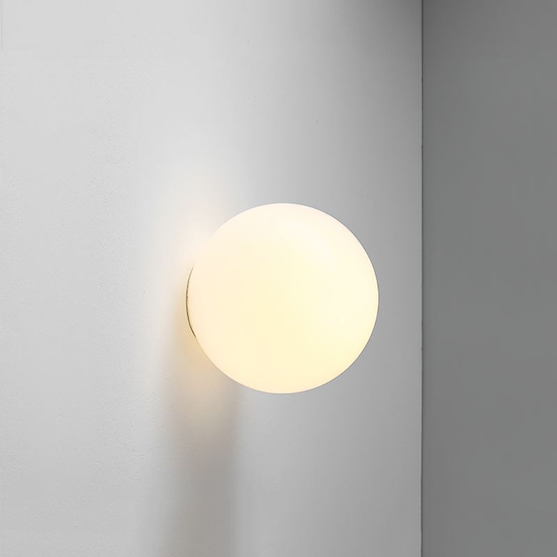 Dimmable LED Opal Glass Flush Mount Ceiling Light