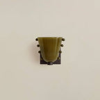 Dimmable LED Opaline Glass & Metal Backplate Wall Sconce