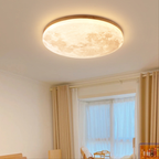 Dimmable LED Wood Finish Ceiling Light (Flush Mount)