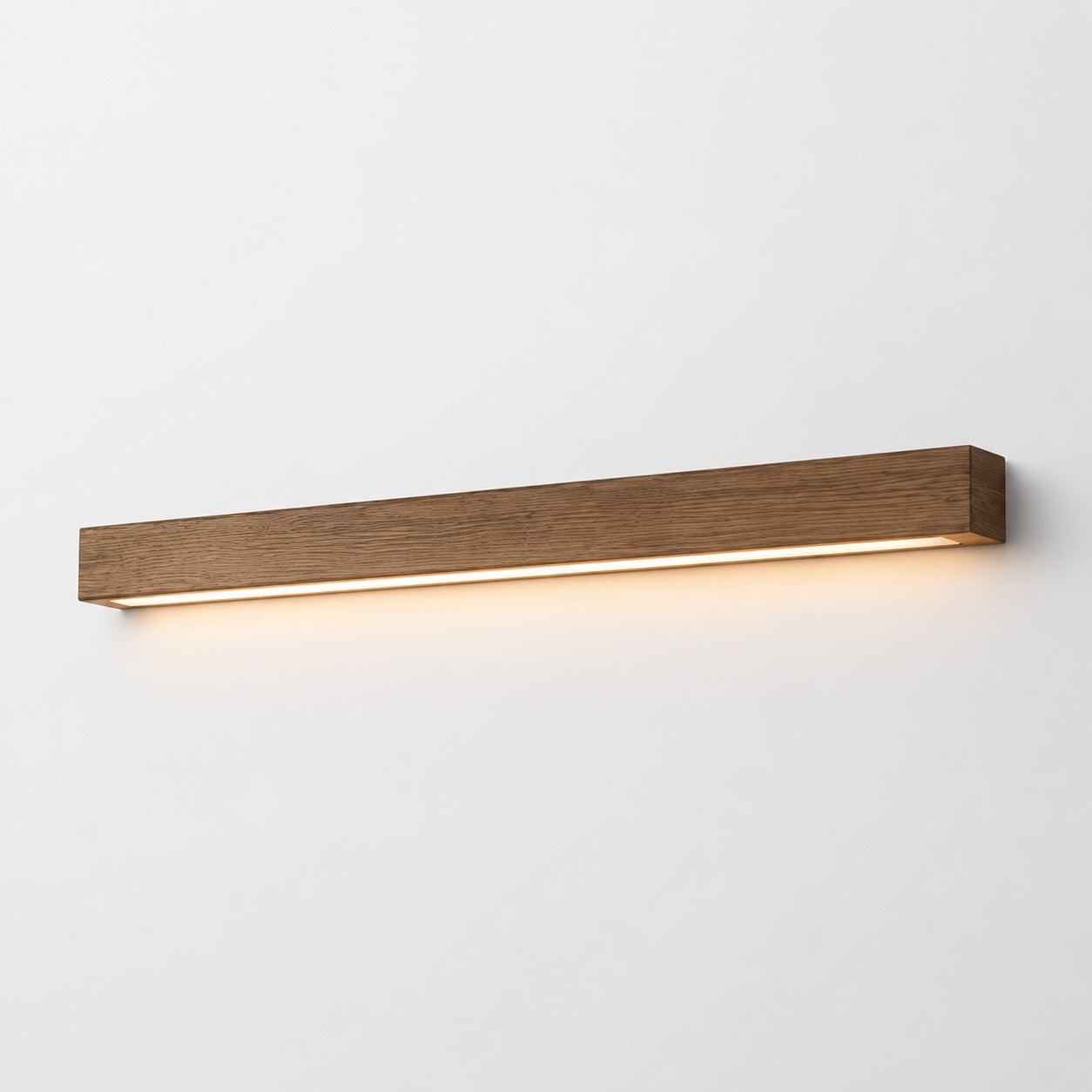Dimmable LED Wood Flush Mount Vanity Light