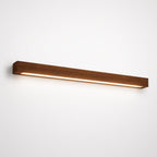 Dimmable LED Wood Flush Mount Vanity Light