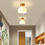 Dimmable Milky Diffuser Flush Mount Ceiling Light (18cm)
