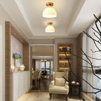Dimmable Milky Diffuser Flush Mount Ceiling Light (18cm)
