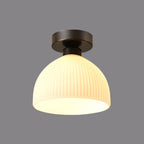 Dimmable Milky Diffuser Flush Mount Ceiling Light (18cm)