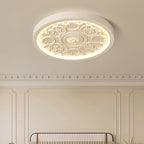 Dimmable Tri-Color LED Flush Mount Ceiling Light (Remote Included)