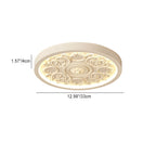 Dimmable Tri-Color LED Flush Mount Ceiling Light (Remote Included)