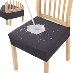 Dining Chair Cover Waterproof Diamond Jacquard 4-Way Stretch