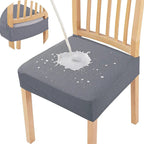 Dining Chair Cover Waterproof Diamond Jacquard 4-Way Stretch