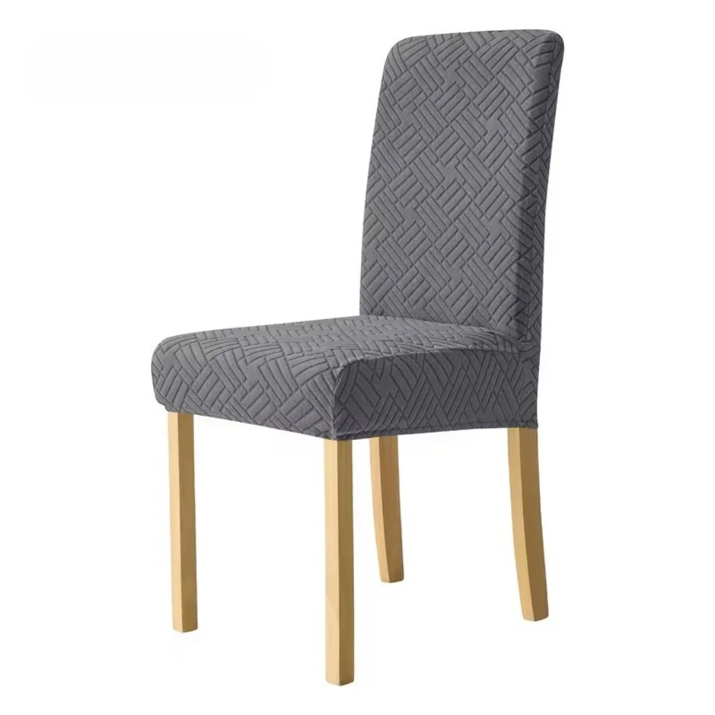 Dining Chair Covers Elastic Jacquard Machine-Washable
