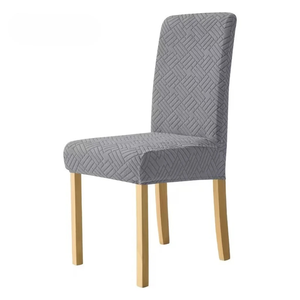 Dining Chair Covers Elastic Jacquard Machine-Washable