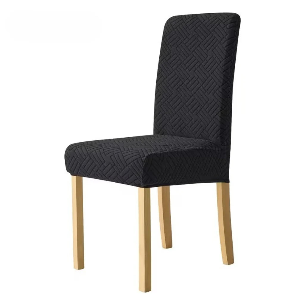 Dining Chair Covers Elastic Jacquard Machine-Washable
