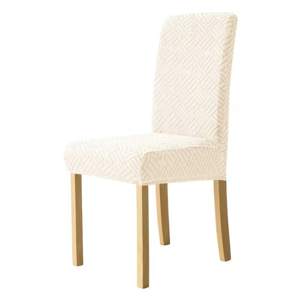 Dining Chair Covers Elastic Jacquard Machine-Washable