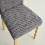 Dining Chair Covers Elastic Jacquard Machine-Washable