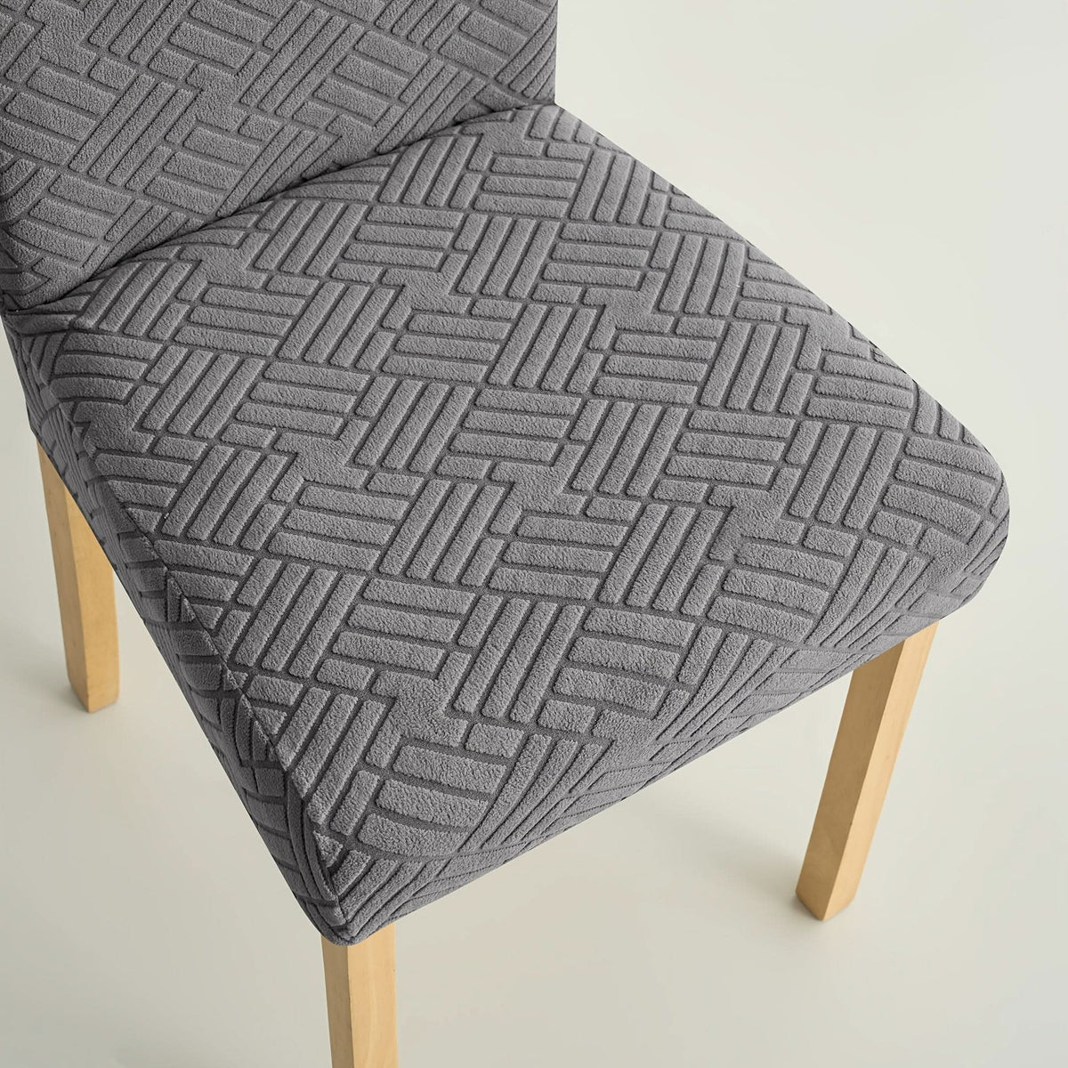 Dining Chair Covers Elastic Jacquard Machine-Washable