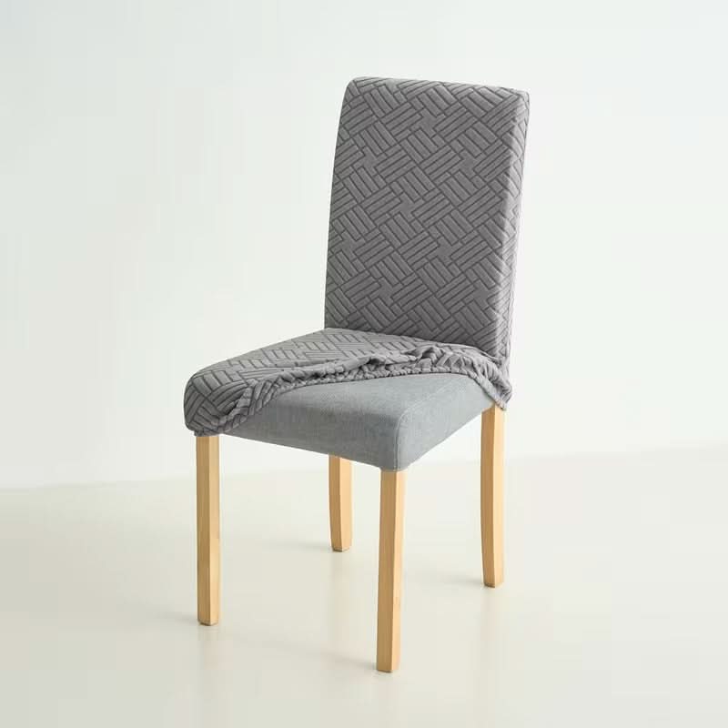 Dining Chair Covers Elastic Jacquard Machine-Washable