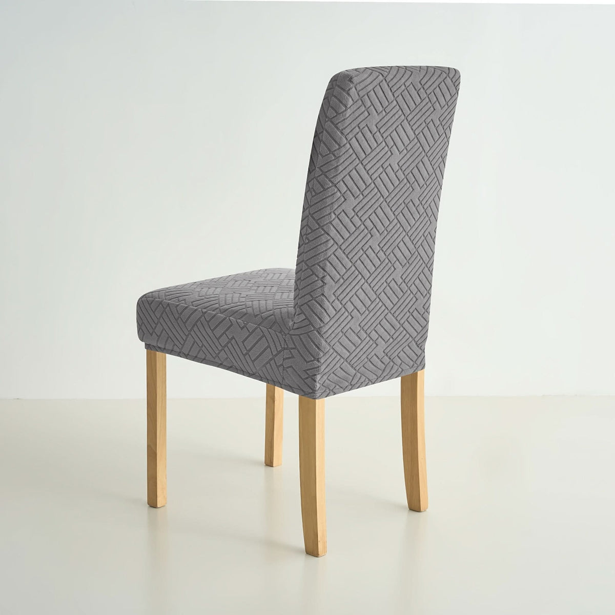 Dining Chair Covers Elastic Jacquard Machine-Washable