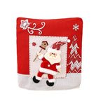 Dining Chair Covers Santa Claus Motif Stretch Fabric Washable