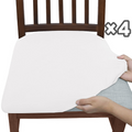 Dining Chair Covers Stretch-Fit Snag-Resistant Set of 4