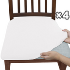 Dining Chair Covers Stretch-Fit Snag-Resistant Set of 4