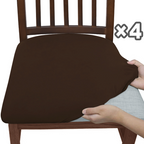 Dining Chair Covers Stretch-Fit Snag-Resistant Set of 4