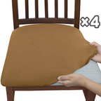 Dining Chair Covers Stretch-Fit Snag-Resistant Set of 4