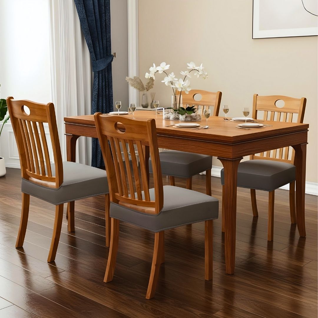 Dining Chair Covers Stretch-Fit Snag-Resistant Set of 4