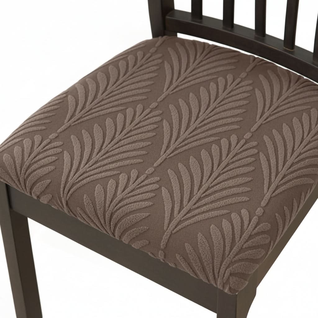 Dining Chair Covers Stretch Fit Textured Cross Pattern