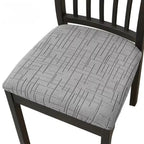 Dining Chair Covers Stretch Fit Textured Cross Pattern