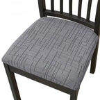 Dining Chair Covers Stretch Fit Textured Cross Pattern