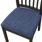 Dining Chair Covers Stretch Fit Textured Cross Pattern