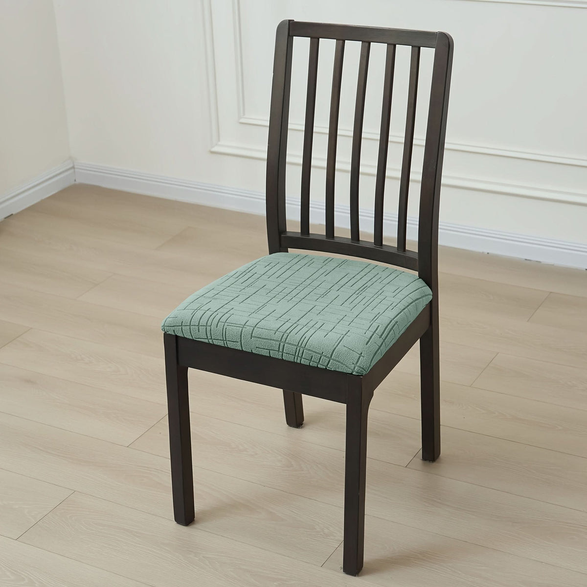 Dining Chair Covers Stretch Fit Textured Cross Pattern