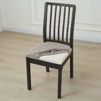 Dining Chair Covers Stretch Fit Textured Cross Pattern