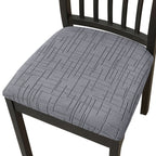 Dining Chair Covers Stretch Fit Textured Cross Pattern