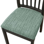 Dining Chair Covers Stretch Fit Textured Cross Pattern