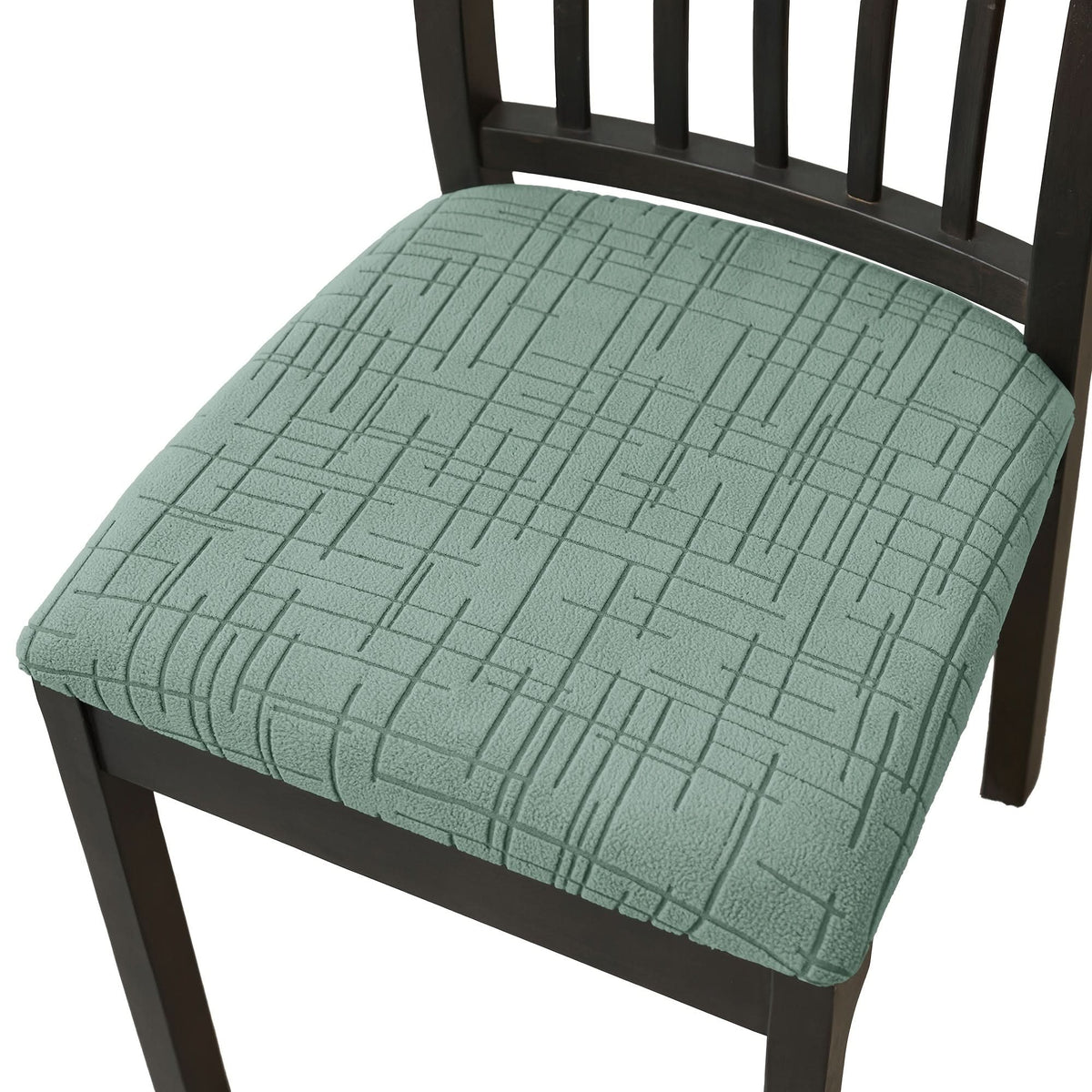 Dining Chair Covers Stretch Fit Textured Cross Pattern