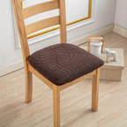 Dining Chair Covers Stretch Jacquard Spill Protection