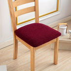 Dining Chair Covers Stretch Jacquard Spill Protection