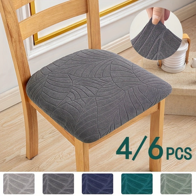Dining Chair Covers Stretch Jacquard Spill Protection