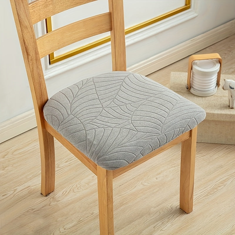Dining Chair Covers Stretch Jacquard Spill Protection