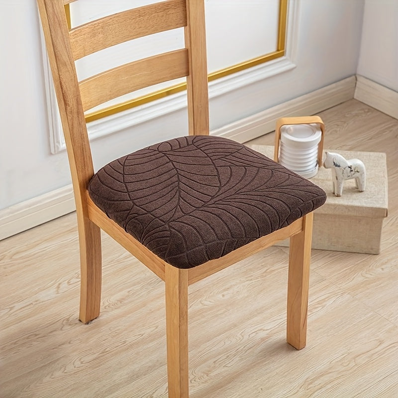 Dining Chair Covers Stretch Jacquard Spill Protection