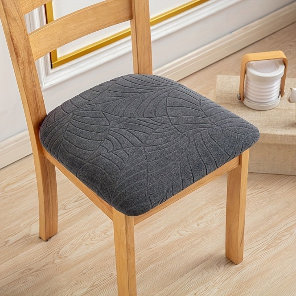 Dining Chair Covers Stretch Jacquard Spill Protection