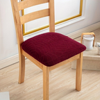 Dining Chair Covers Stretch Jacquard Spill Protection