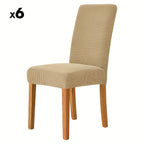 Dining Chair Covers Stretch Velvet Elastic Fit