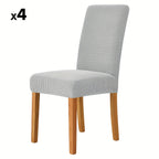 Dining Chair Covers Stretch Velvet Elastic Fit