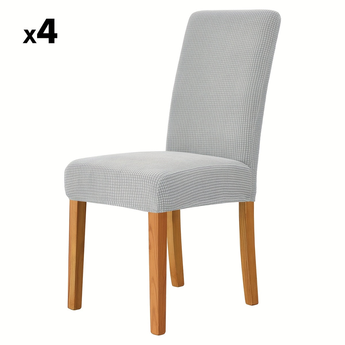 Dining Chair Covers Stretch Velvet Elastic Fit