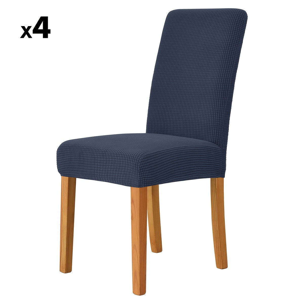 Dining Chair Covers Stretch Velvet Elastic Fit