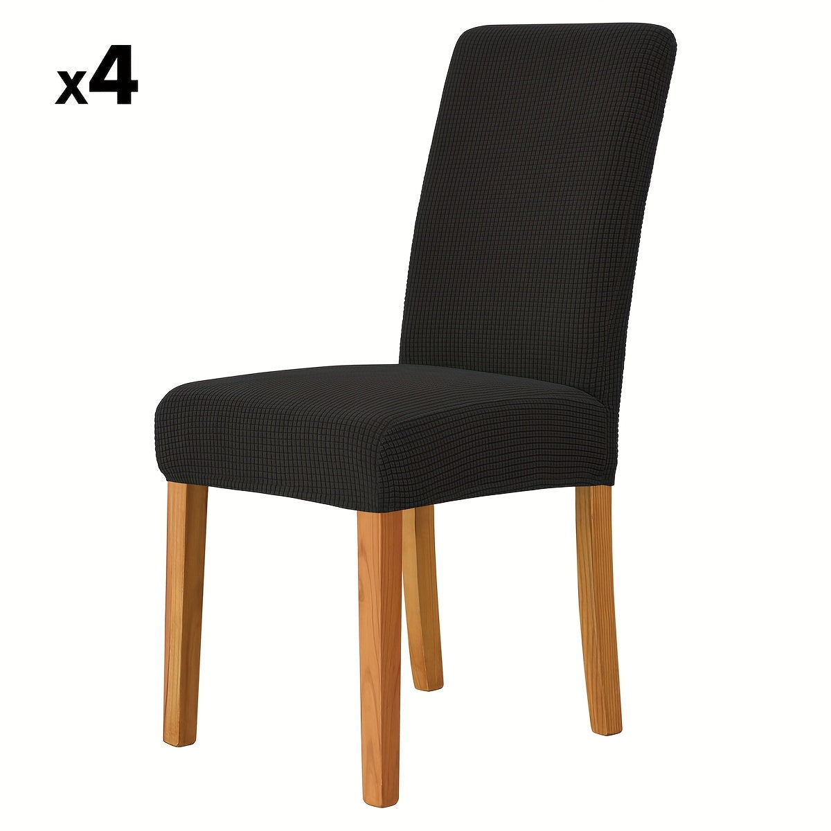 Dining Chair Covers Stretch Velvet Elastic Fit